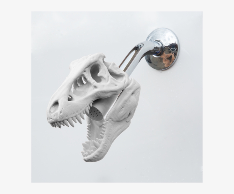 T-rex Skull Showerhead - Neon T Rex Skull, transparent png #668167
