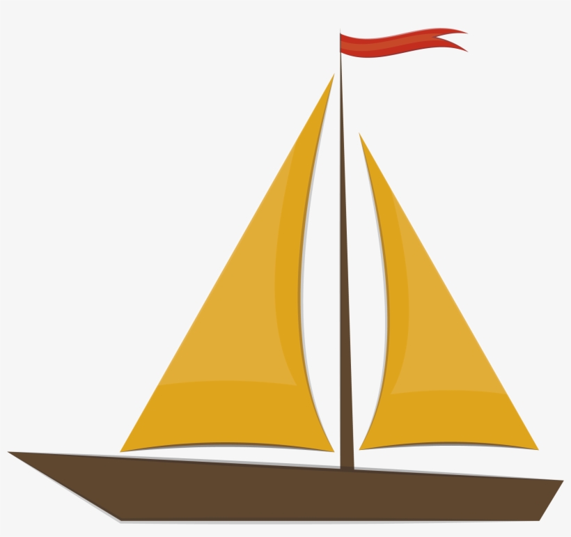 Sailing Ship Clipart Egg - Boat Illustrator Png, transparent png #668234