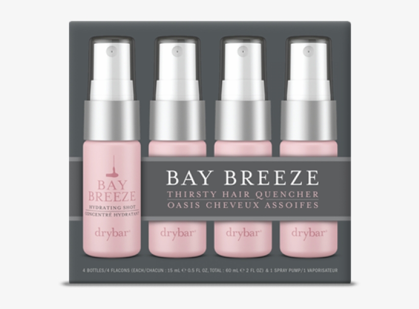 Drybar Bay Breeze 4 Hydrating Shots Super Concentrated, transparent png #668263