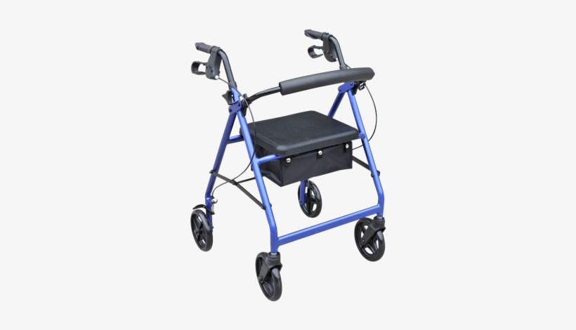 Walkers & Rollators - Walking Frame With Wheels, transparent png #668684