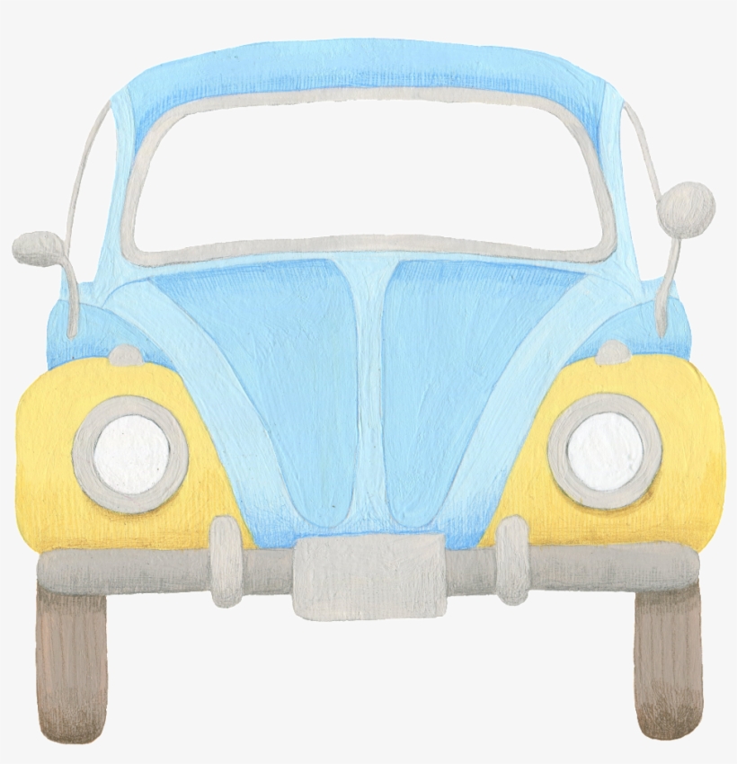 Este Gráficos É Hand Painted Watercolor Simple Car - Car, transparent png #668838
