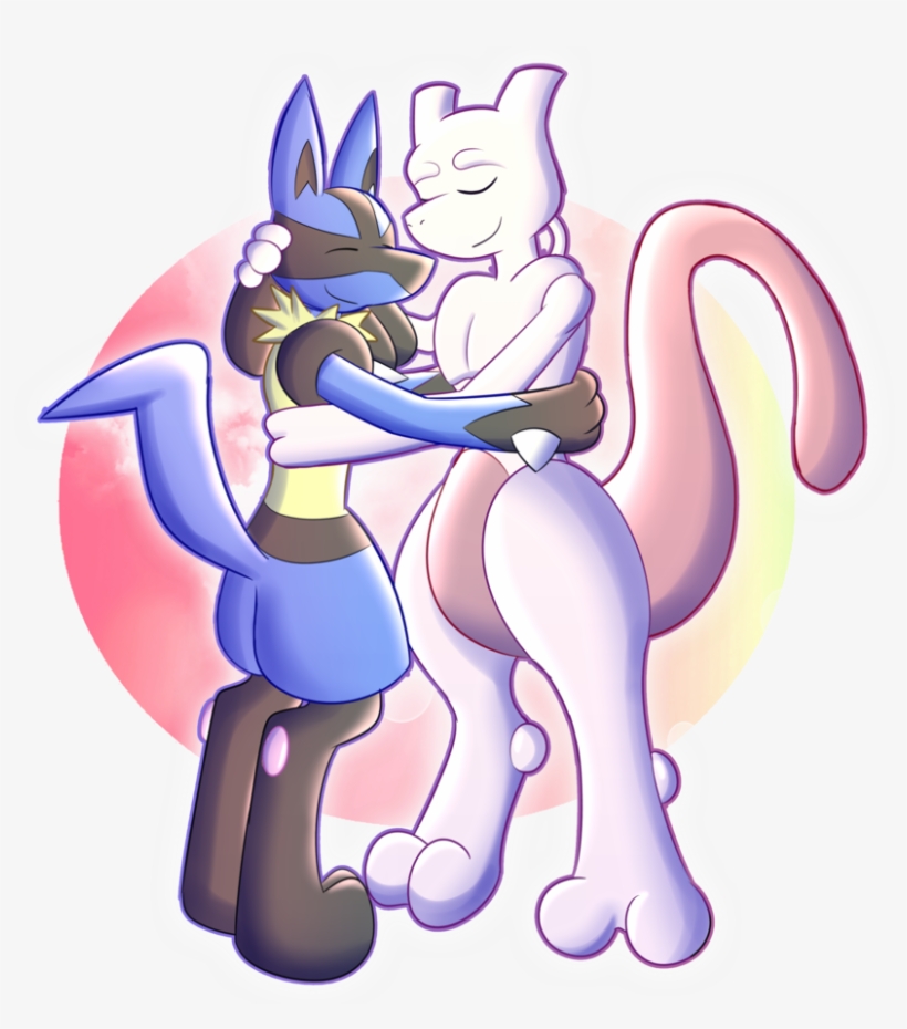 Cat Cartoon Mammal Fictional Character Purple Vertebrate - Mewtwo Lucario, transparent png #668945