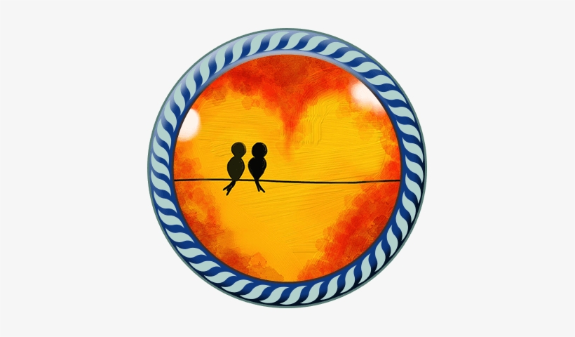 Love Birds - Wedding Blue, transparent png #669130