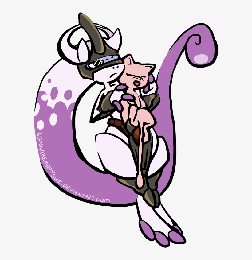 Image Freeuse Stock Beerus Drawing Mewtwo Vs Mew - Pokemon Mew Comic, transparent png #669131