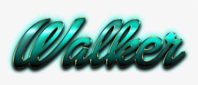 Walker Name Logo Png - Name, transparent png #669356