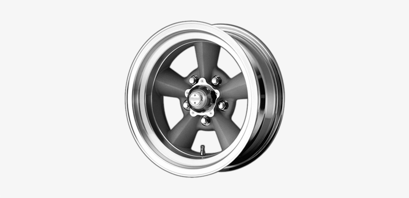 Vn309 Torq Thrust Original Gray Center Machined - American Racing Torque Thrust Gunmetal, transparent png #669735