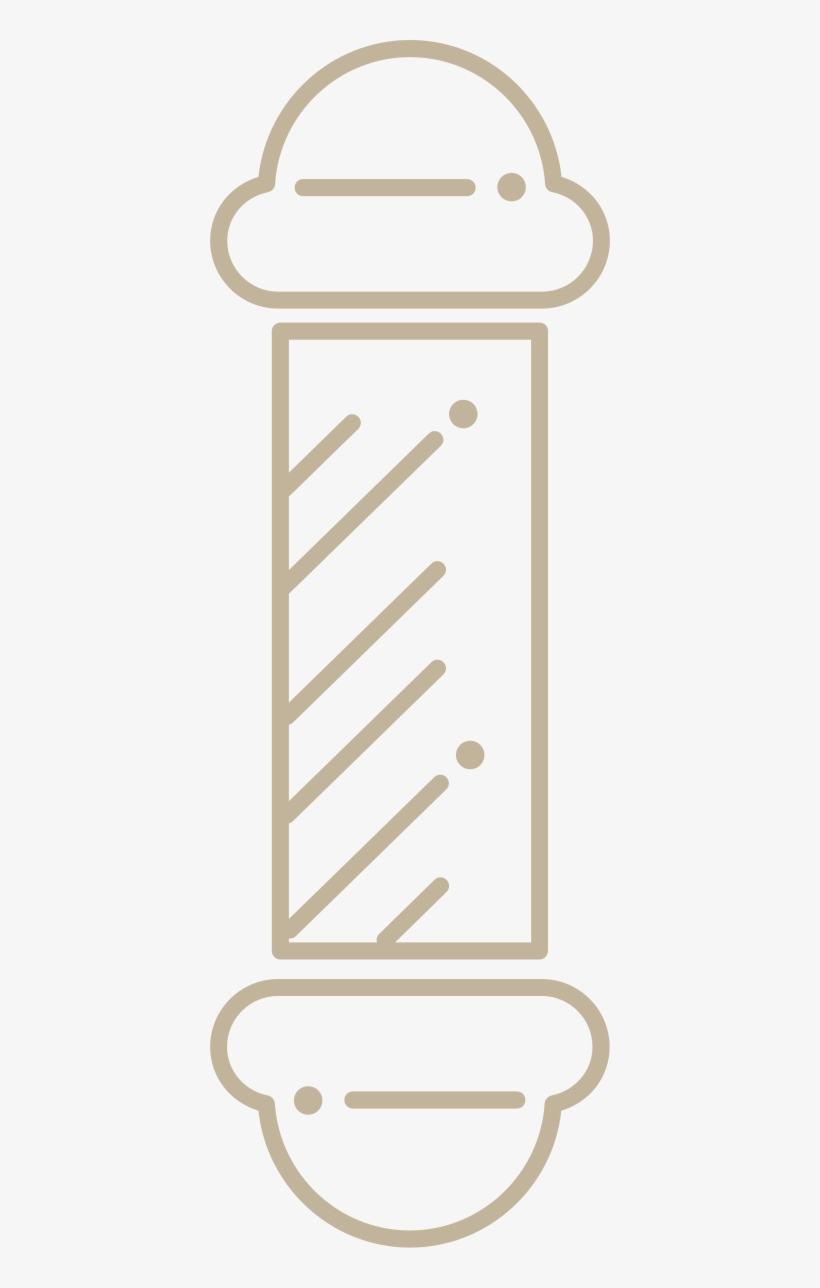Barber Pole Icon - Hairdresser, transparent png #669760