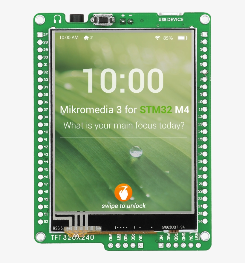 Stm32 M4 Front V1, transparent png #6601083