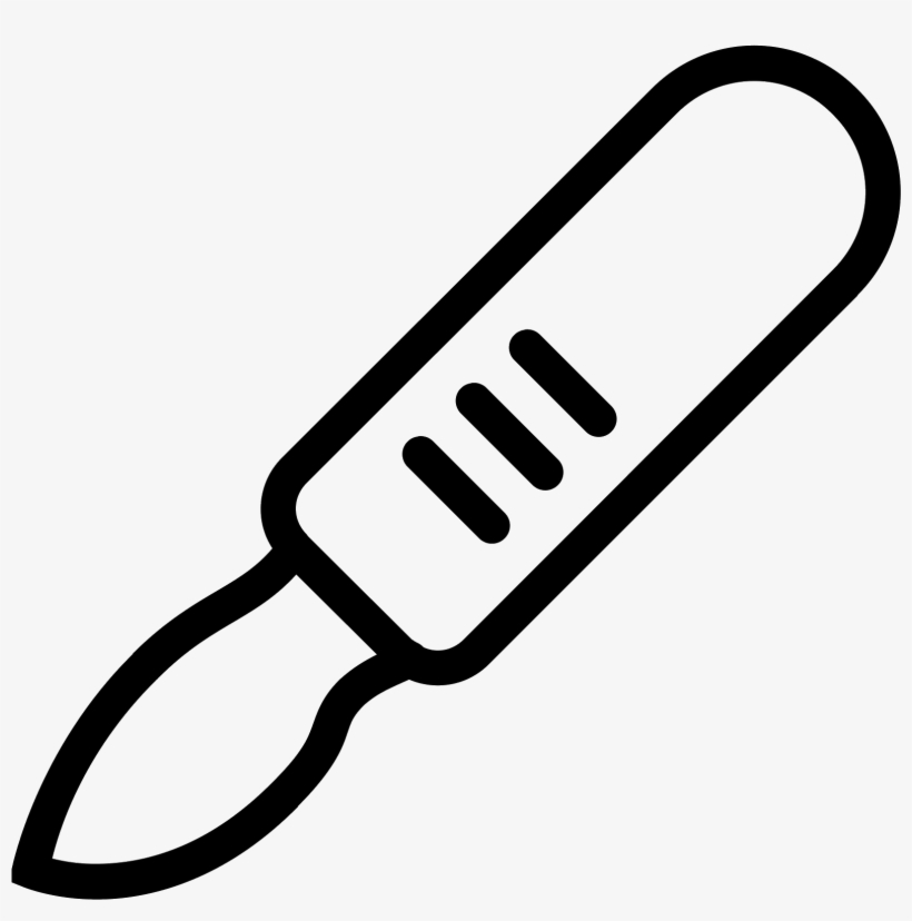 A Surgeon's Scalple Used For Accurate Incisions, transparent png #6602041