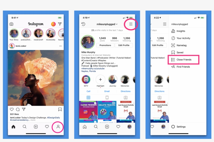 Profile Icon & Menu In The Upper-right Corner, transparent png #6602957