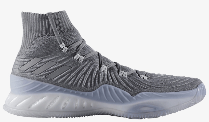 Crazy Explosive 2017 Primeknit 'grey', transparent png #6604046
