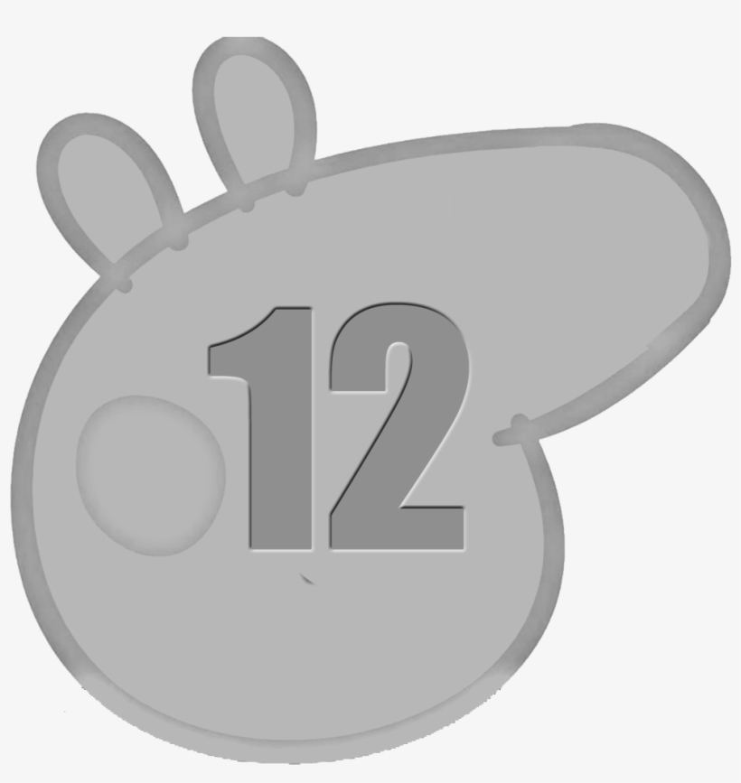 12 Peppa, transparent png #6604116