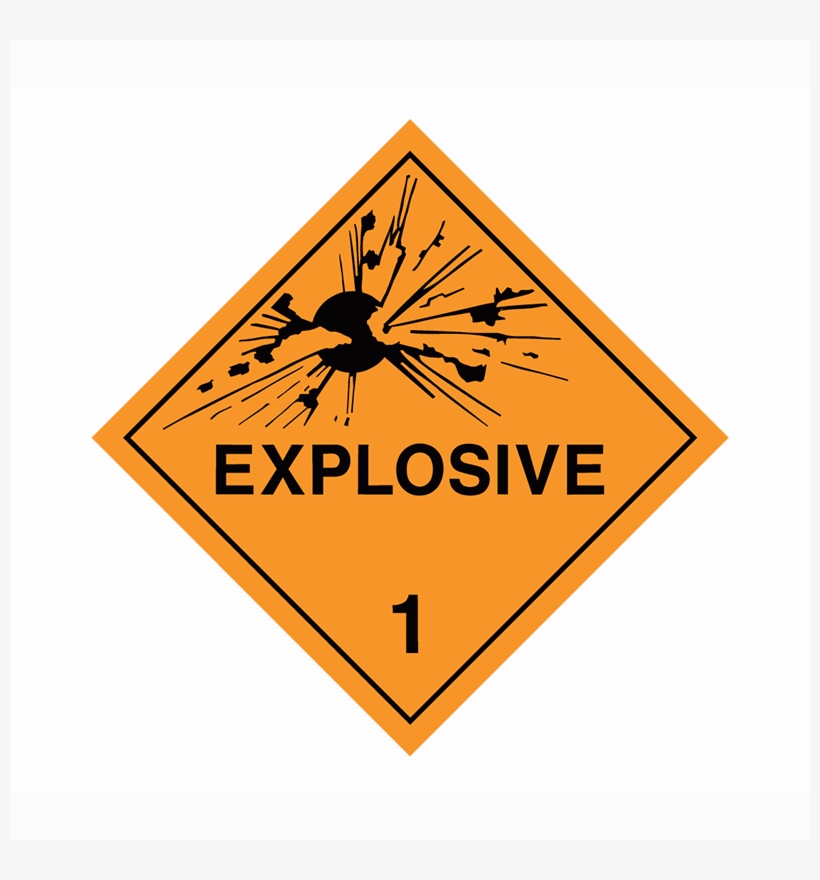 Brady Dangerous Goods Sign / Placard, transparent png #6604175