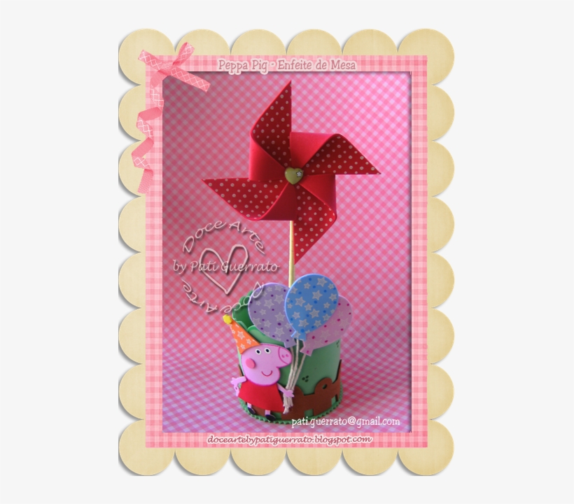 Enfeite De Mesa Peppa Pig, transparent png #6604348