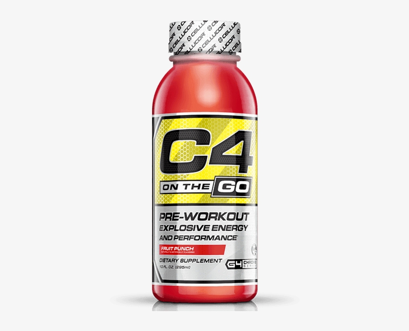 C4 On The Go Rtd Pre-workout Explosive Energy And Performance, transparent png #6604743