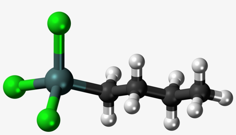 Butyltin Trichloride 3d Ball, transparent png #6605787