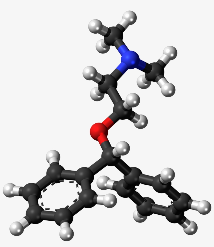Diphenhydramine 3d Ball, transparent png #6605973