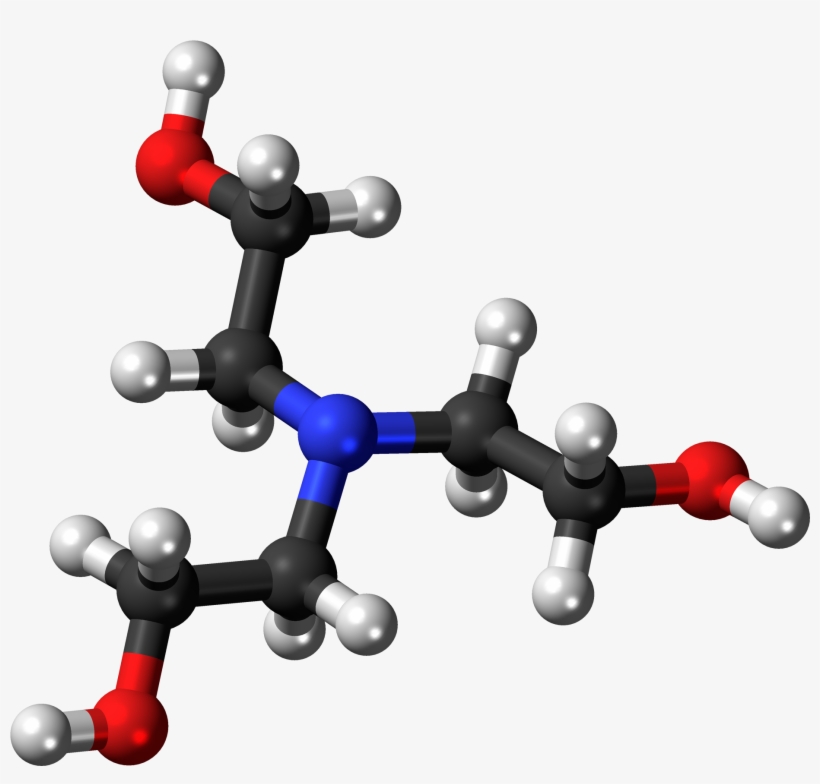 Triethanolamine 3d Ball, transparent png #6606178