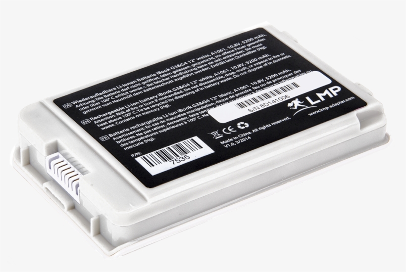 Lmp Battery Ibook G3&g4 12", transparent png #6606550