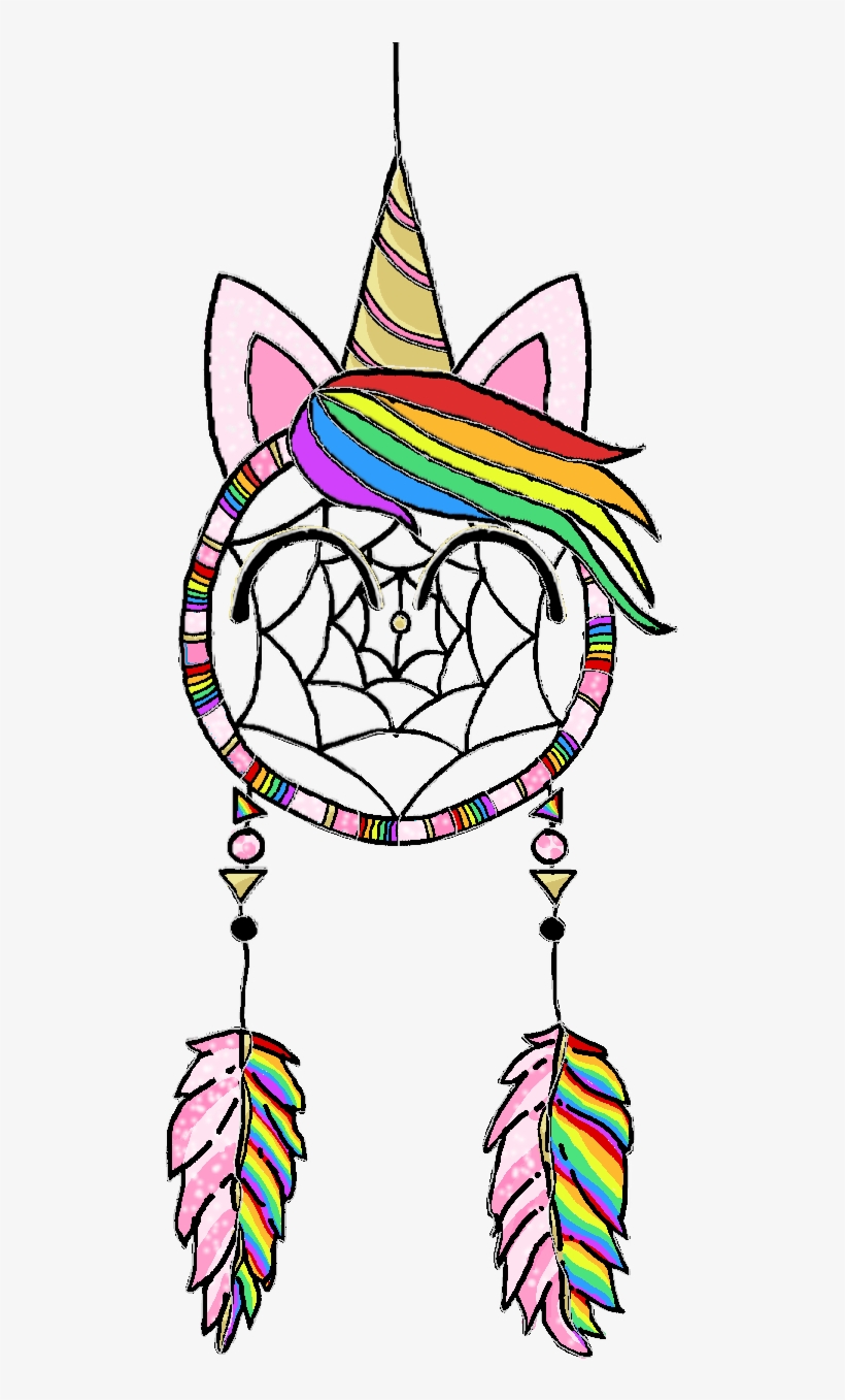 Unicorn Unicorndreamcatcher Rainbo Report Abuse, transparent png #6607603