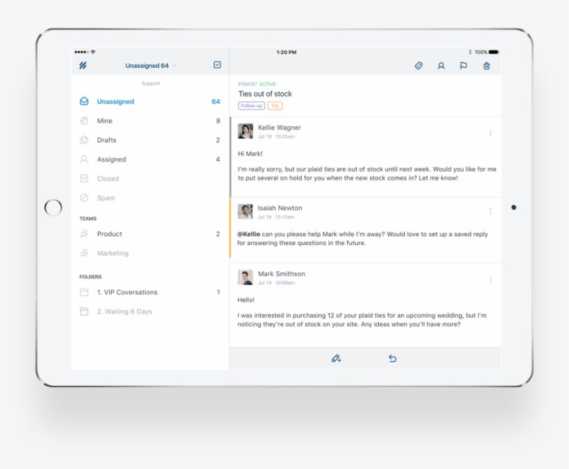 Help Scout For Ipad, transparent png #6608563