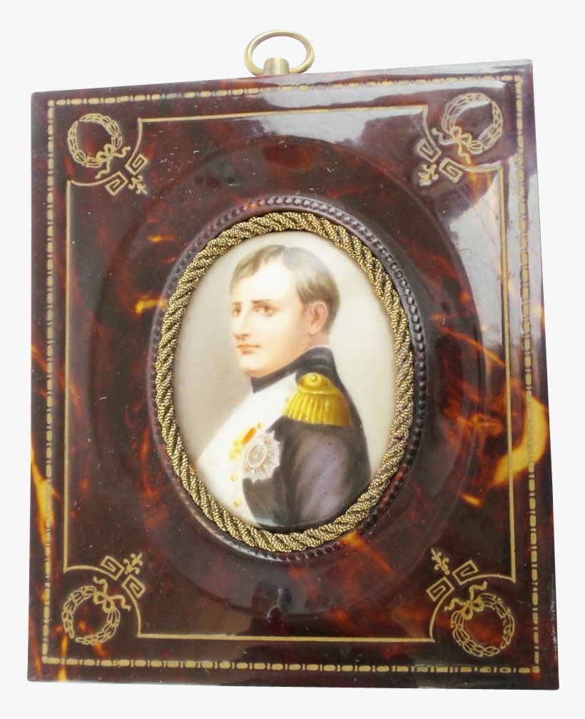 Antique French Tortoise Napoleon Porcelain Miniature, transparent png #6609820