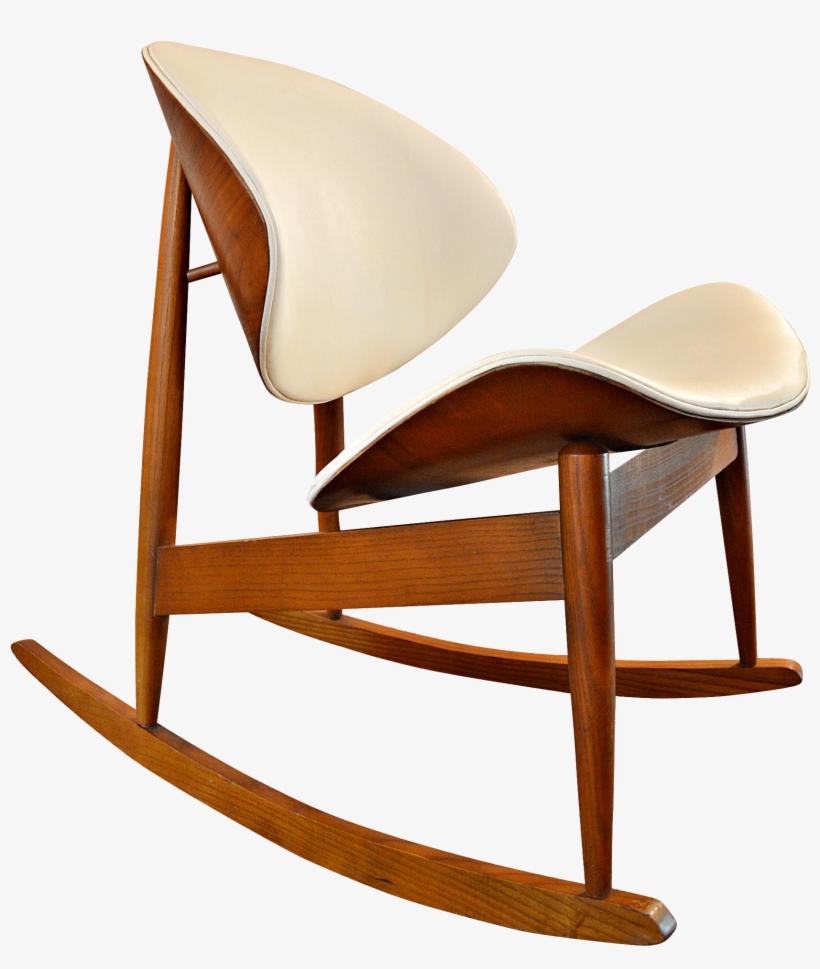 Beautiful Lines On This Rare Rocking Chair Attributed, transparent png #6610417