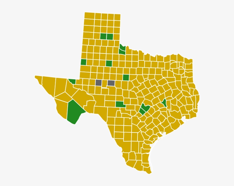 Texas Results By County, transparent png #6611083