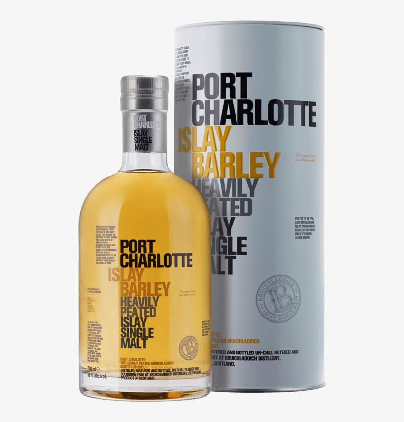 Port Charlotte Islay Barley Single Malt Whisky Nv, transparent png #6611294