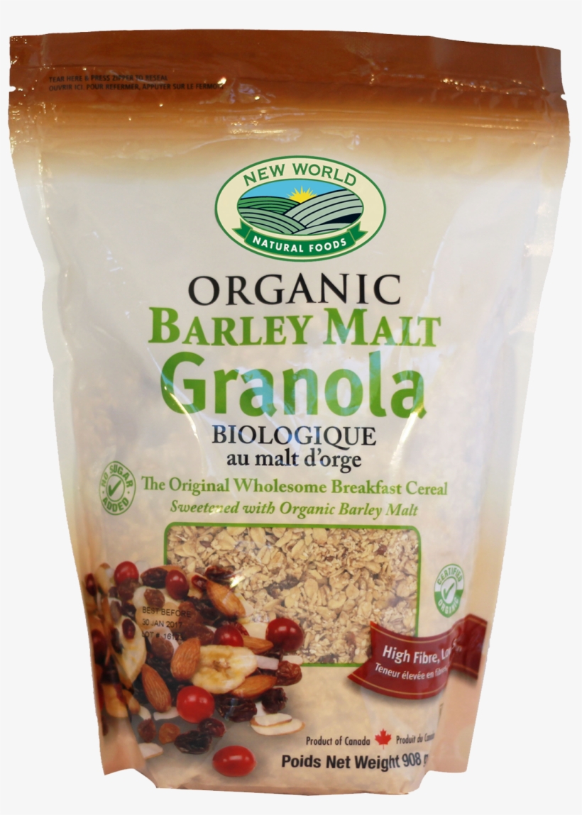 Barley Malt Granola, Organic, transparent png #6611392