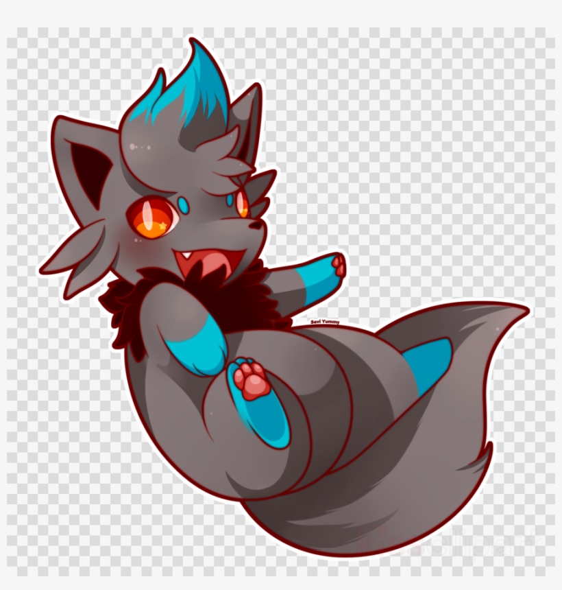 Cute Shiny Zorua Clipart Pikachu Zorua Pokémon, transparent png #6614671