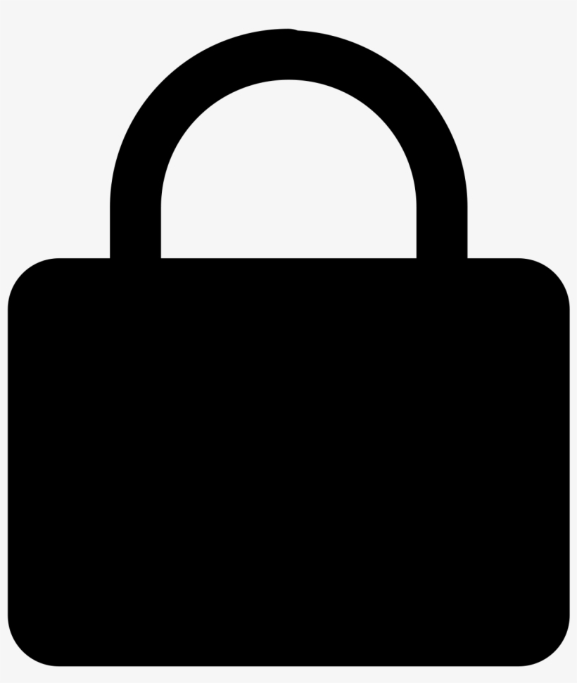 This Is A Graphic Representation Of A Pad Lock, transparent png #6614734