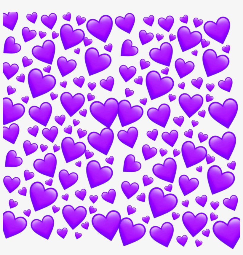 Heart Cute Effect Purple Hearts Pinkheart Purplehearts, transparent png #6615735