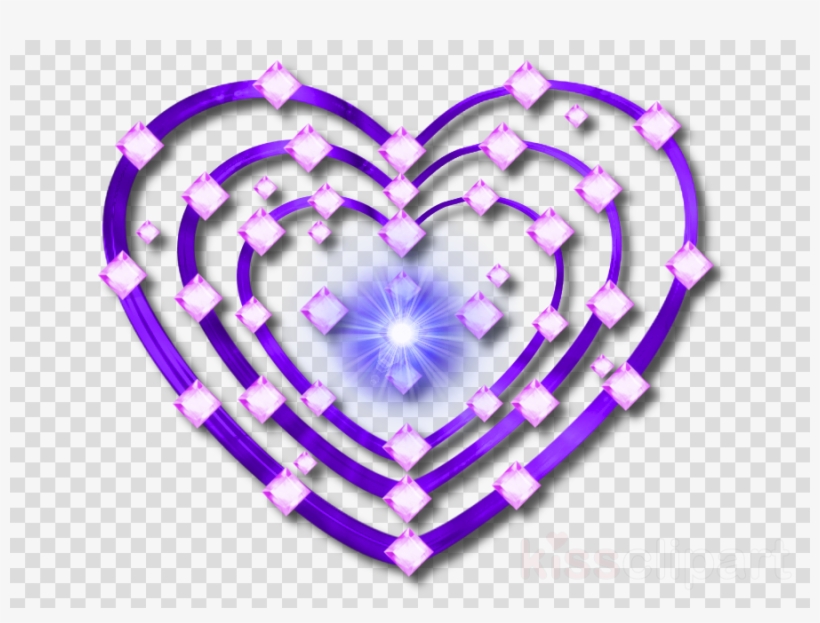 Heart Clipart Purple Heart Violet, transparent png #6616250