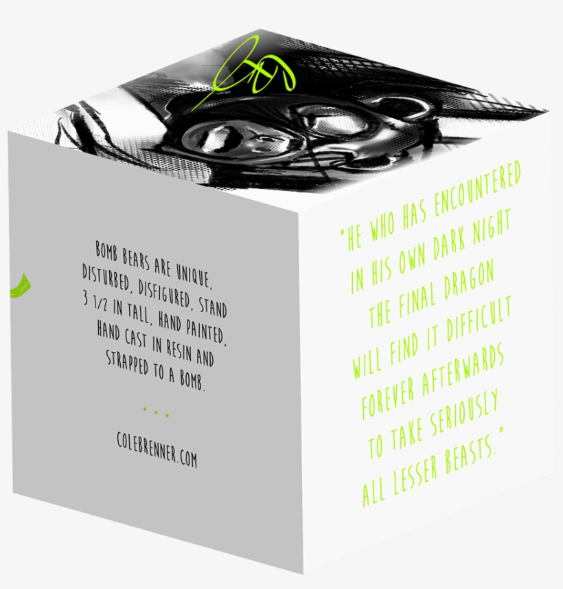 My Bomb To Bear Hand Poured & Painted Resin Toy Series, transparent png #6616607