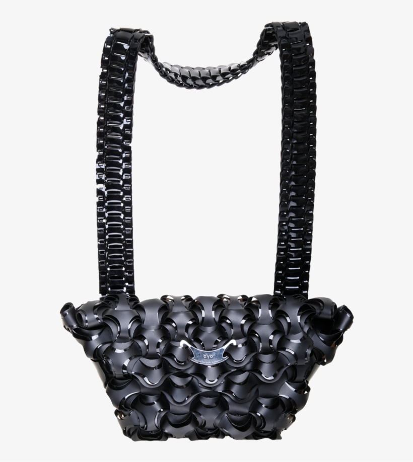Opera Clutch In Black With Strap, transparent png #6616990