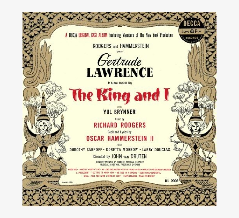 King And I Cd- A Decca Broadway Original Cast Album, transparent png #6617551