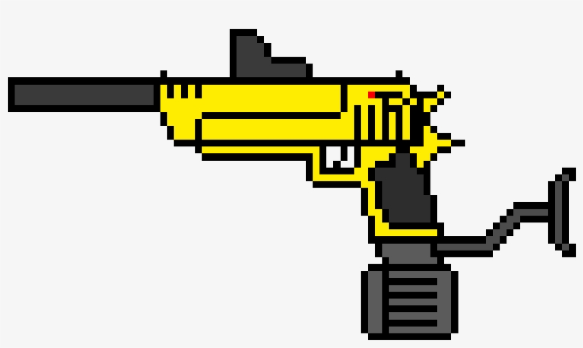 Golden Modified Desert Eagle, transparent png #6618966