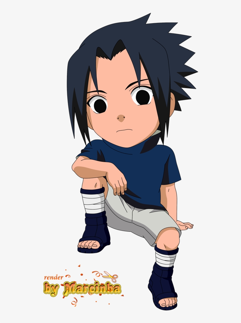 Sasuke Uchiha Chibi By Marcinha20, transparent png #6620532