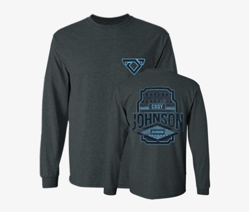 Cody Johnson Long Sleeve Dark Grey, transparent png #6621282
