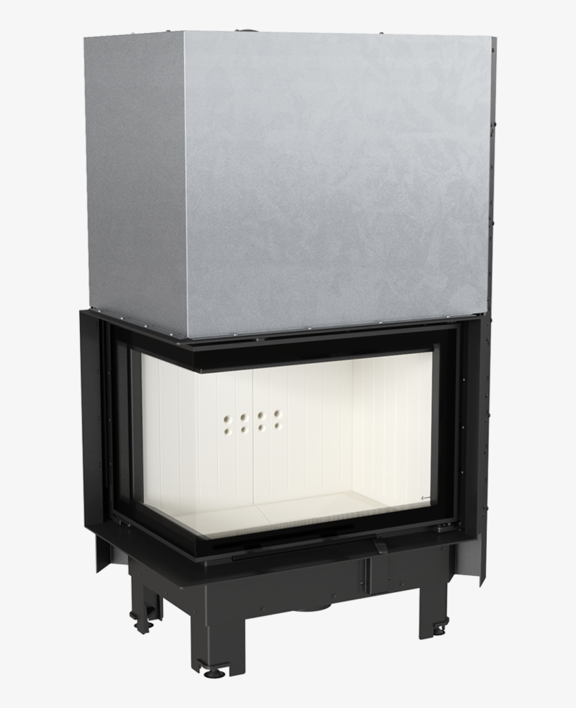 Fireplace Mbz 13 Left Bs Guillotine Bent Glass, transparent png #6622907