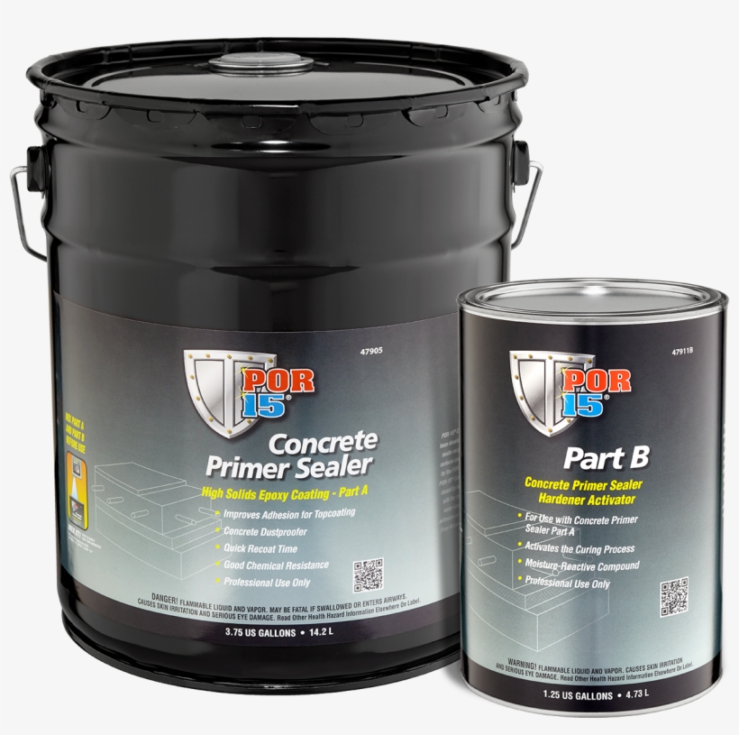 Por 15 Concrete Primer Sealer 5 Gallon Family 2017, transparent png #6623031