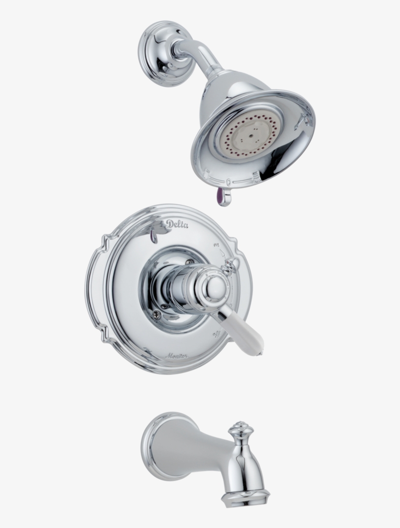Delta 1755 712 Victorian Monitor Tub / Shower Faucet, transparent png #6623594