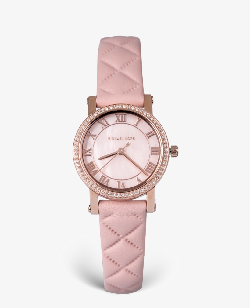 Đồng Hồ Thời Trang Nữ Dây Da Chống Nước Michael Kors, transparent png #6623858