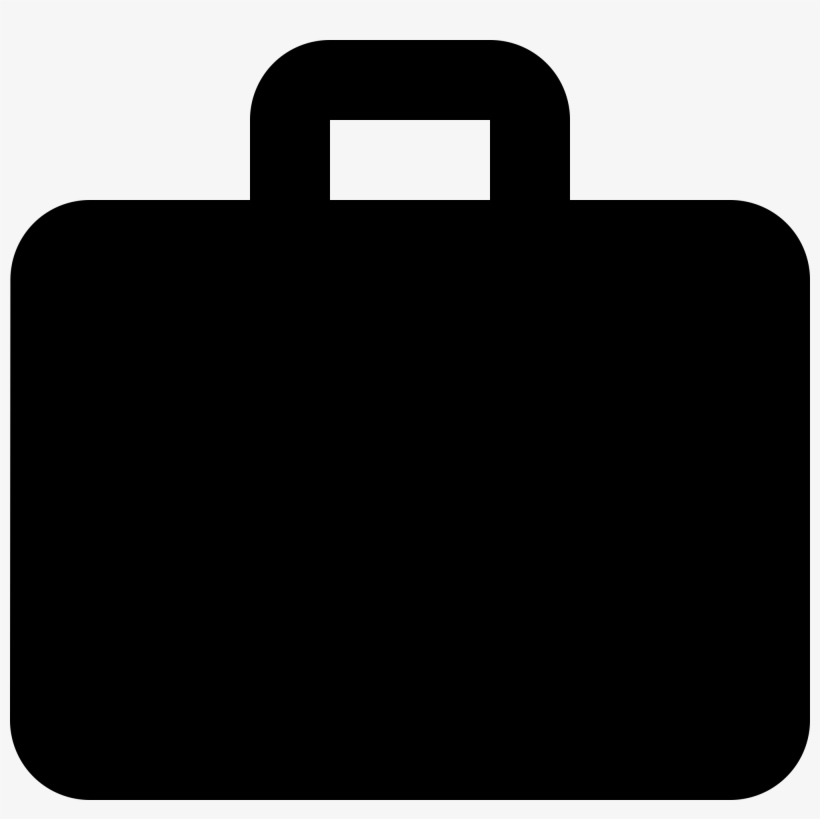 Clip Art Banner Black And White Download Briefcase, transparent png #6623898