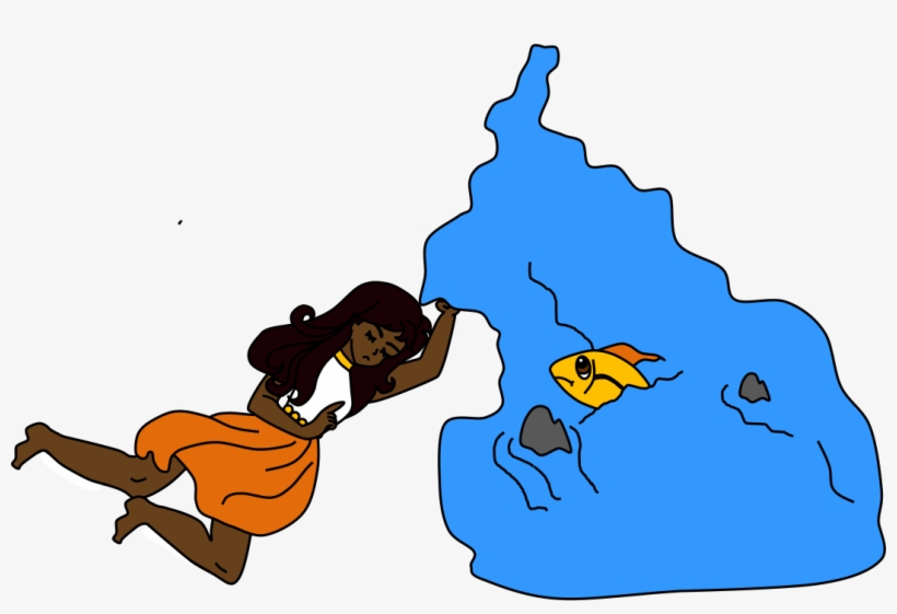 Marie And The Orange Fish, transparent png #6623948
