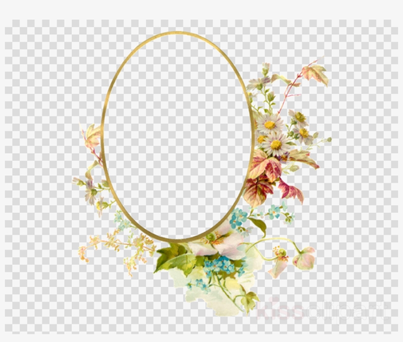 Floral Frame Png Clipart Picture Frames Clip Art, transparent png #6625584