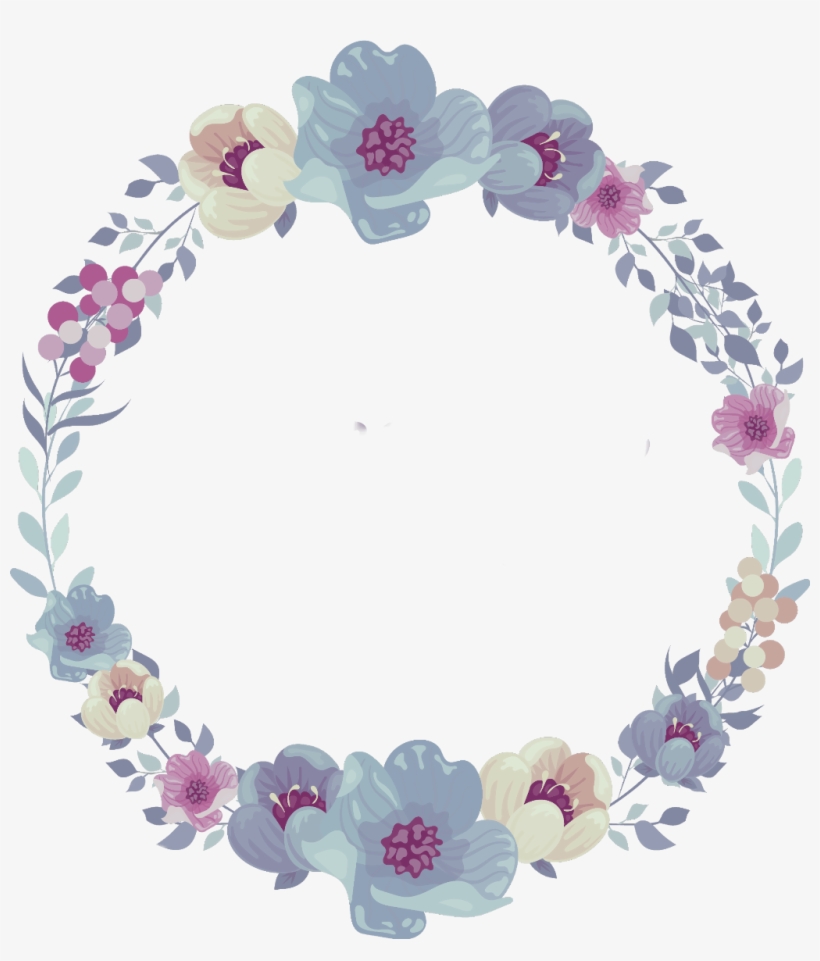 Floral Frame Flowers Flower Flowerframe Frames Ftestick, transparent png #6625648