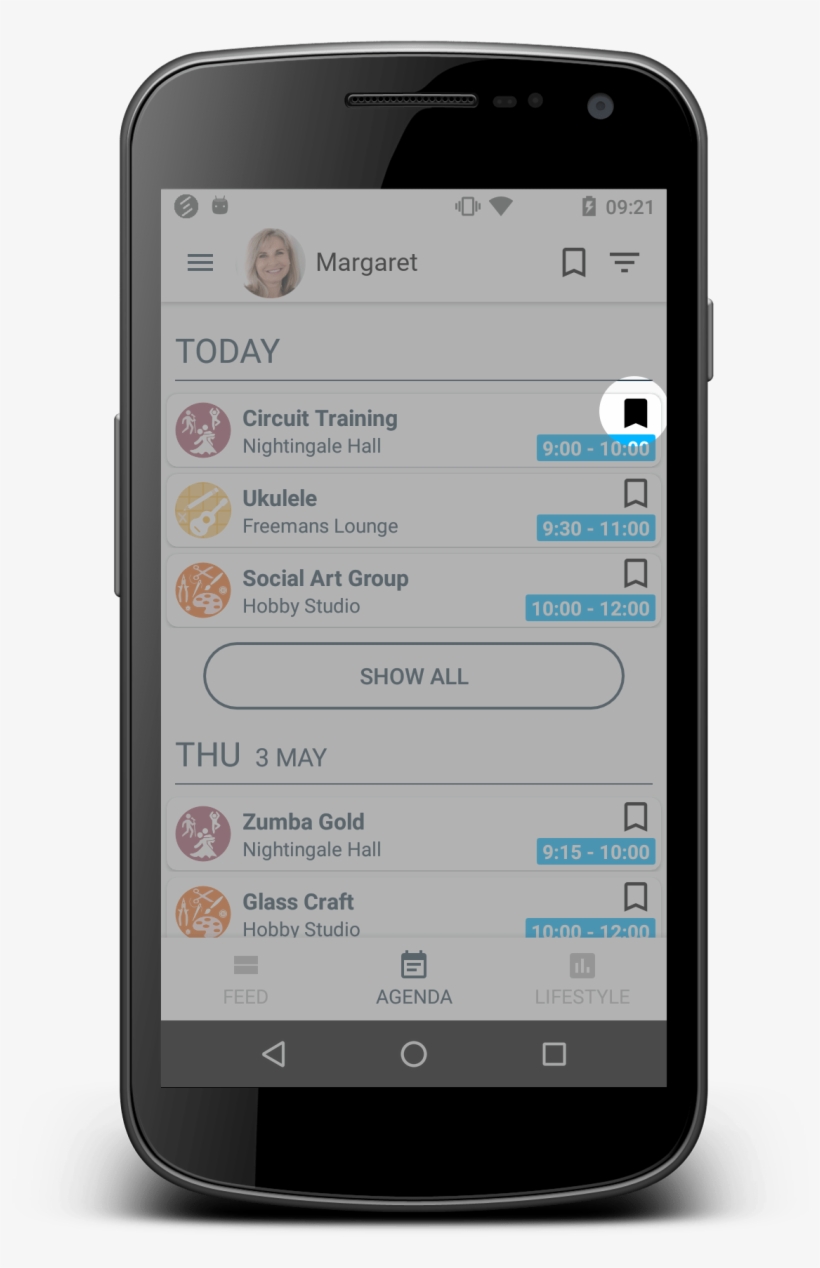 Kin Agenda Phone Bookmark, transparent png #6625825