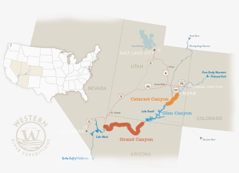Cataract Canyon Is Just Upstream From Grand Canyon, transparent png #6626094
